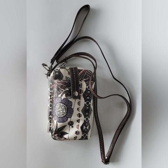 Sakroots Floral Crossbody Bag Wallet - Picture 1 of 11